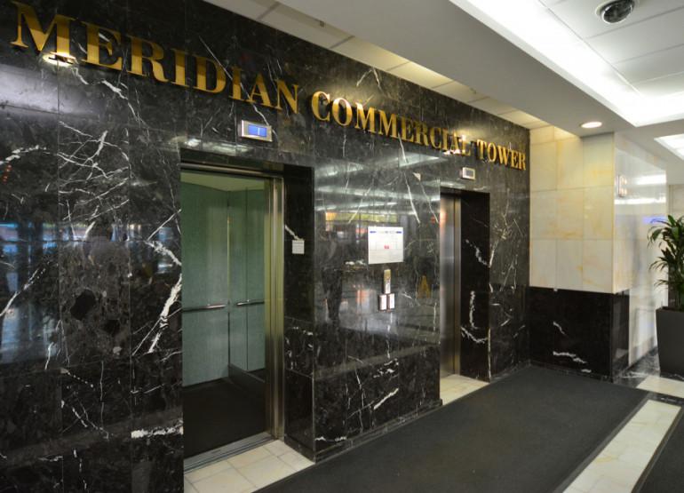 Меридиан: Вид главного лифтового холла